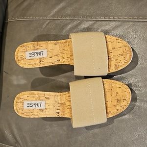 Woman's Cork Wedge Sandal